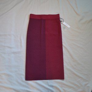 MLV Red Pencil Skirt